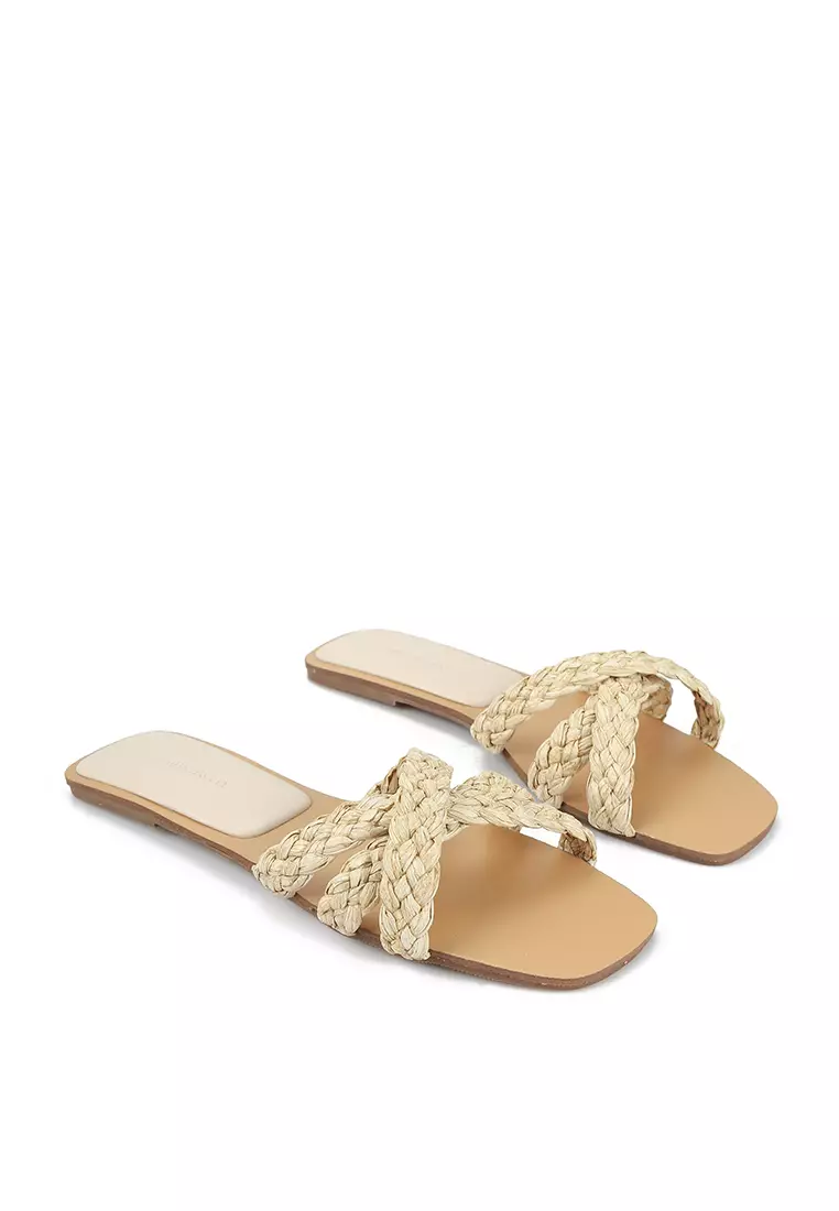 Raffia hot sale sandals zara