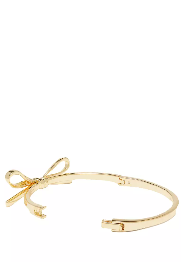Kate Spade Skinny Mini Bow Bangle Bracelet in Gold o0ru3128