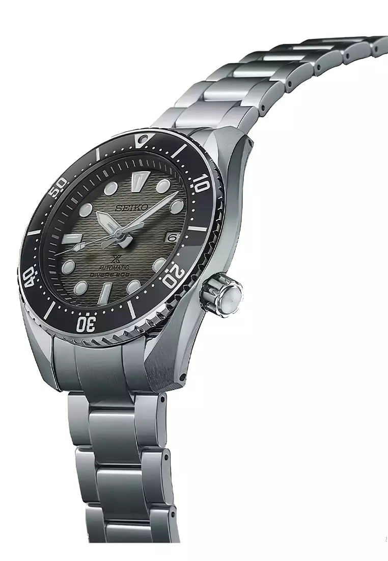 Seiko Prospex SPB323J1 - King Sumo Automatic Divers 200m - Grey Dial - Stainless Steel