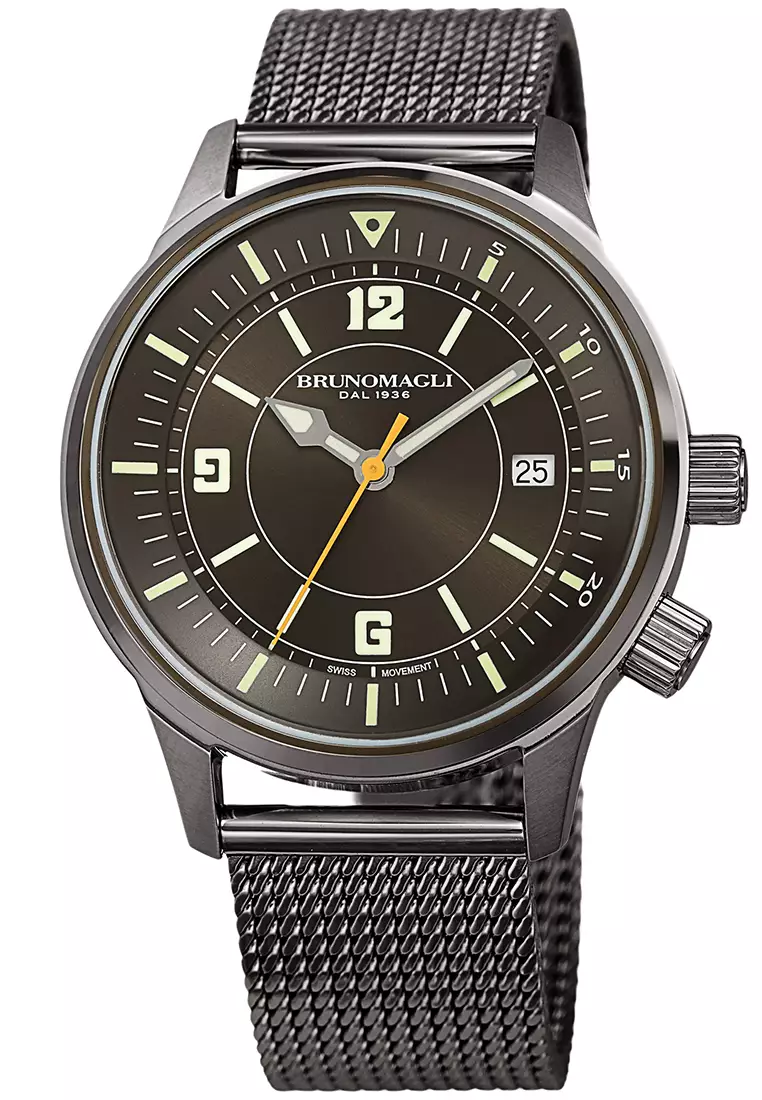 Bruno Magli Vittorio 24.191281.GK Jam Tangan Pria Swiss Analog