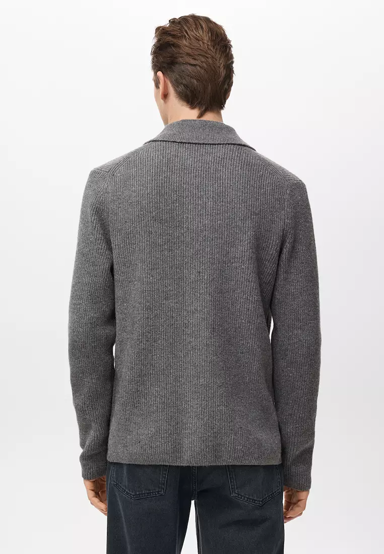 Ribbed Knit Cardigan