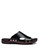 Twenty Eight Shoes black Basic Cowhide Flip Flops VMS8286 D715ASHF231D83GS_1