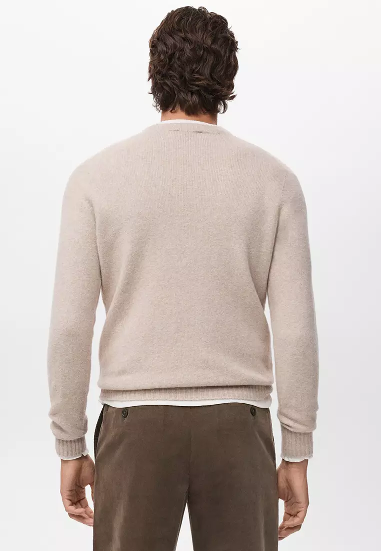 Knitted Wool Blend Sweater