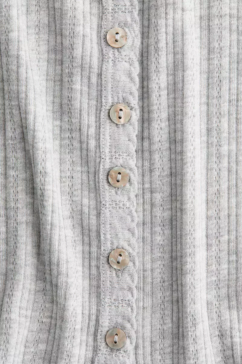Pointelle-knit top