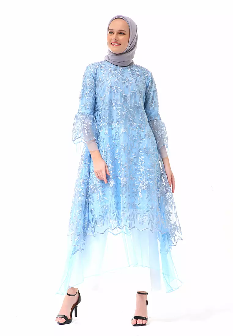 Kebaya baby discount blue hijab