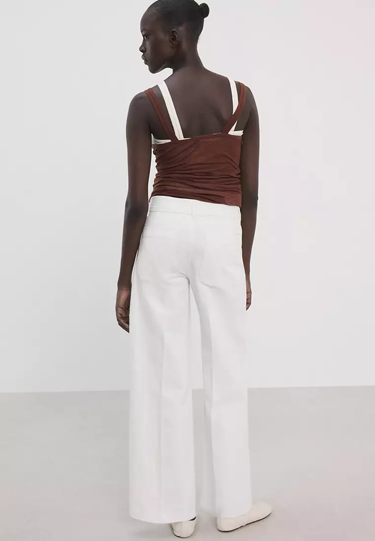 Wide Leg Jeans With Pockets