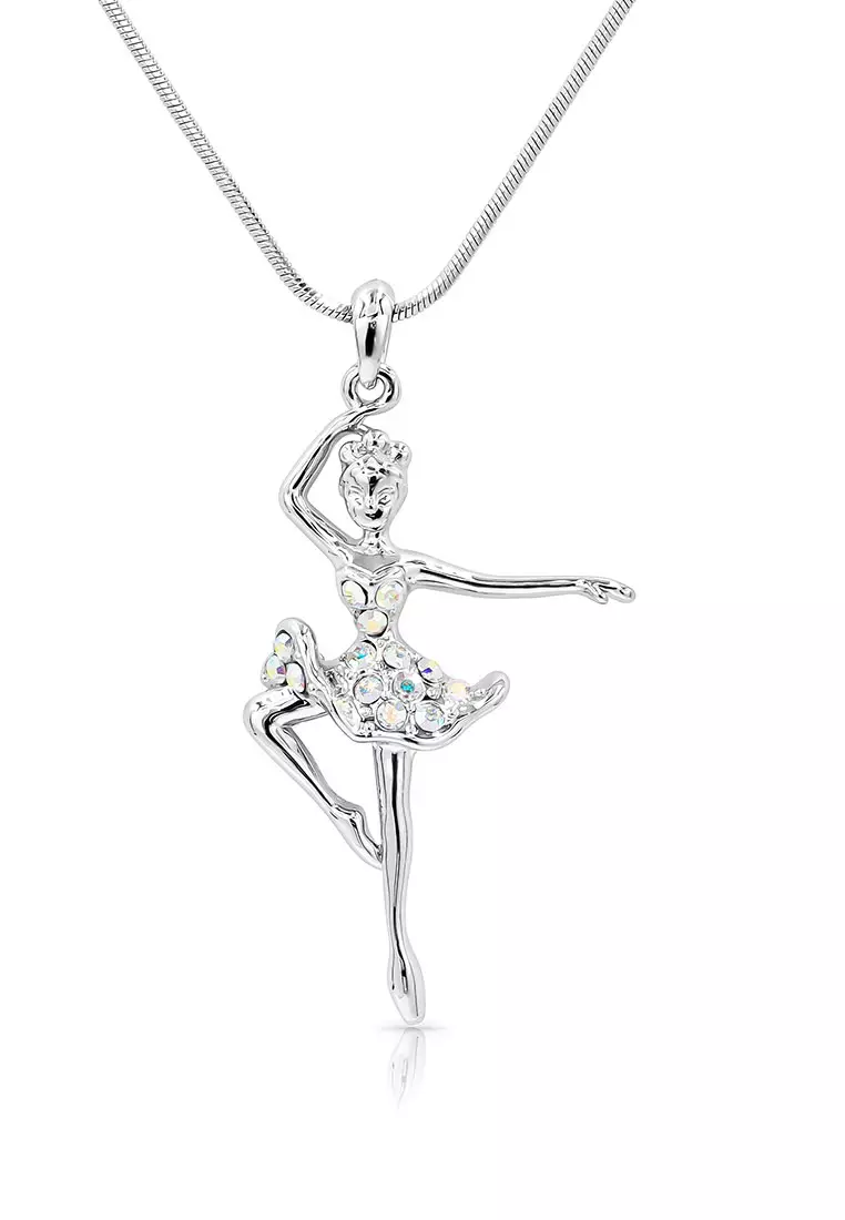 Girls ballerina store necklace