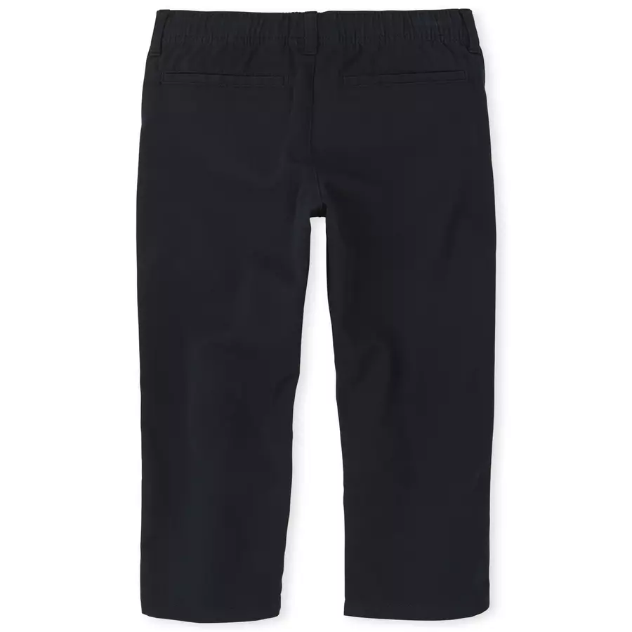 Boys Stretch Pull on Chino Pant - Celana Anak Laki (Biru Tua)