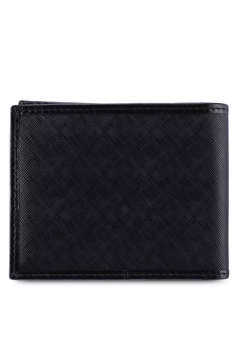 Men's RFID Blocking Bi Fold Wallet - Black