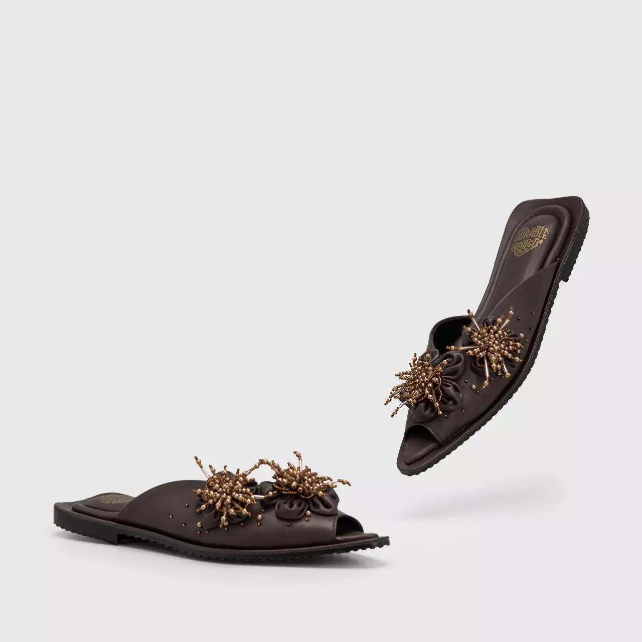 Fleuria Sandals Brown