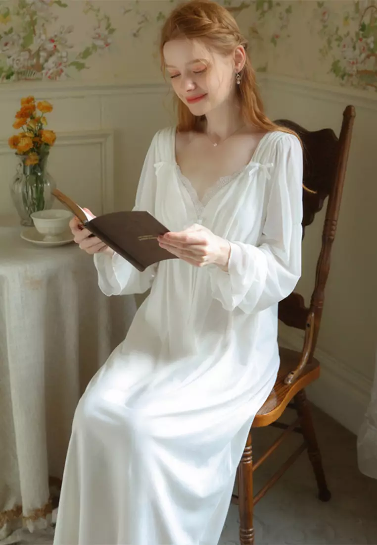 Lace Nightgown -  UK