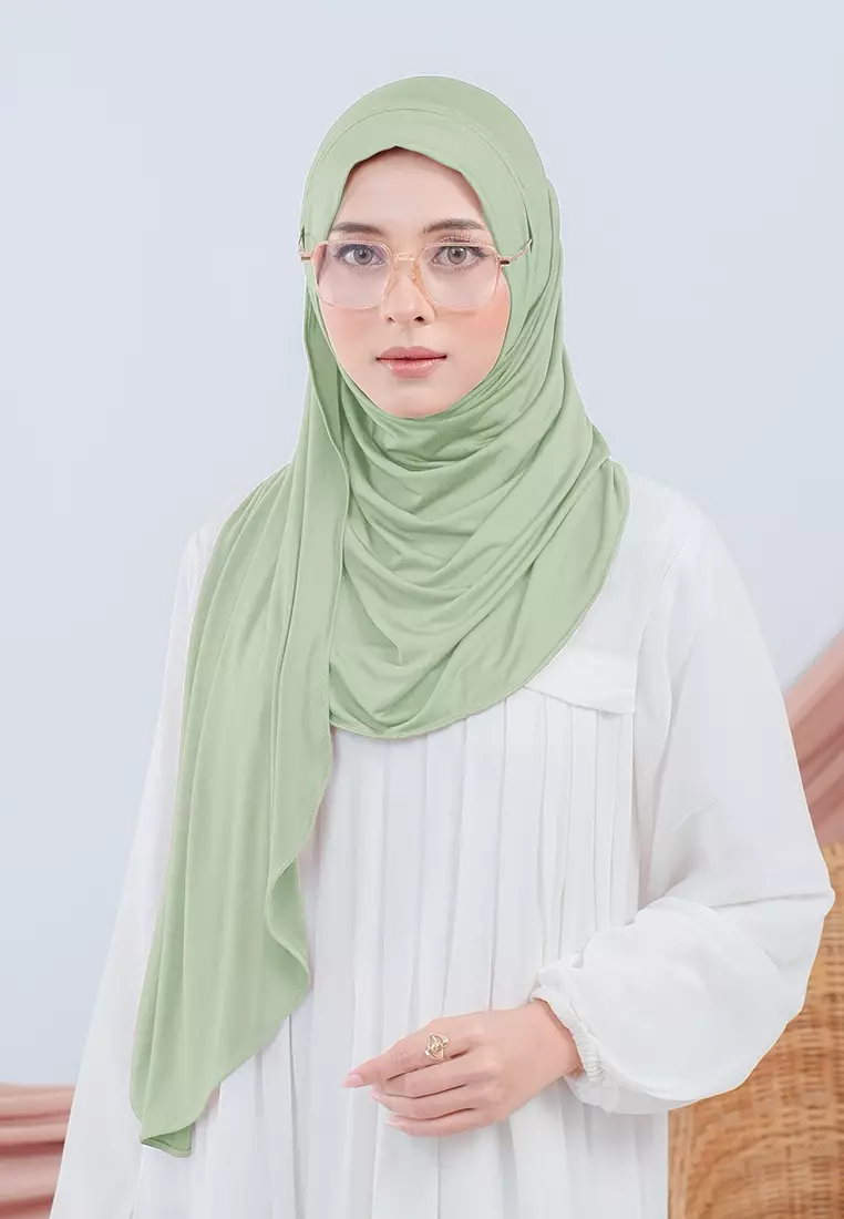 HIJAB INSTAN FAYZA - SOFT GREEN