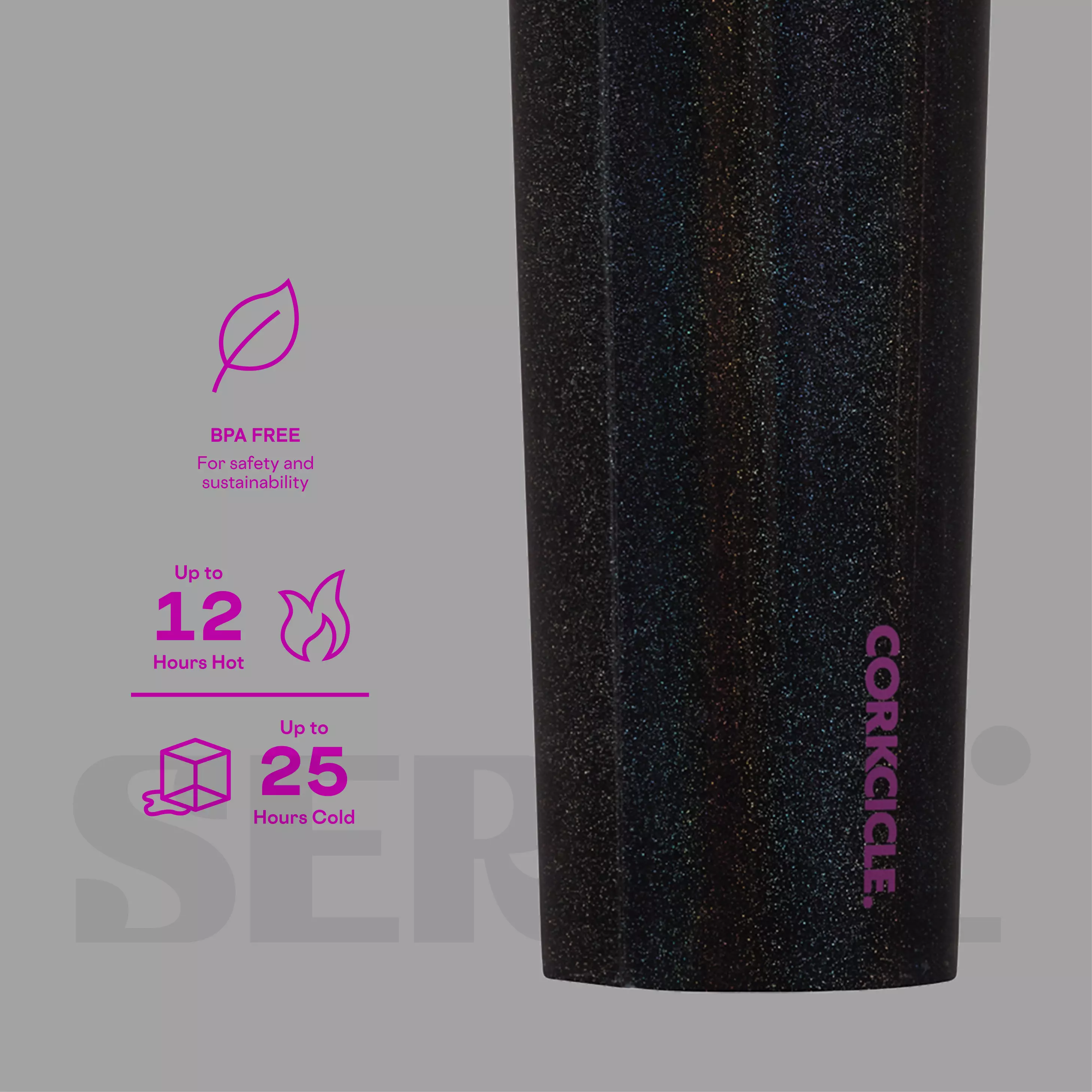CORKCICLE® Canteen 16oz - Unicorn Magic Stardust