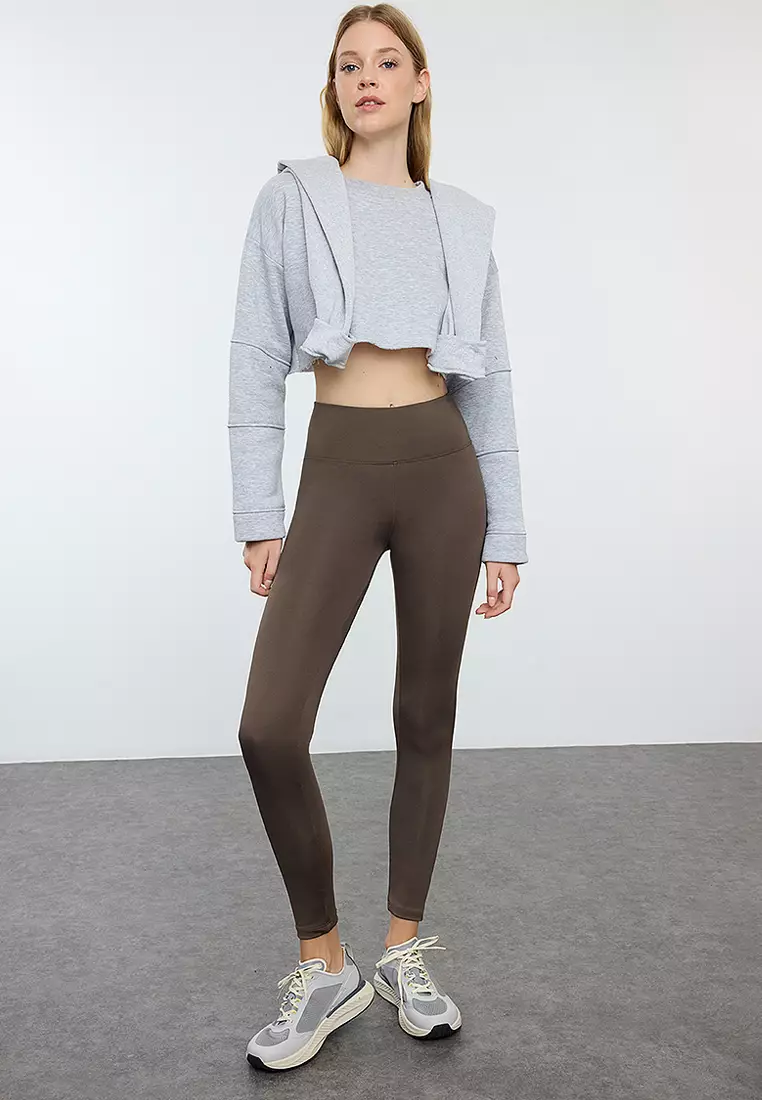 Wide Waist Elastic Extra Recovery Full Length Sports Leggings