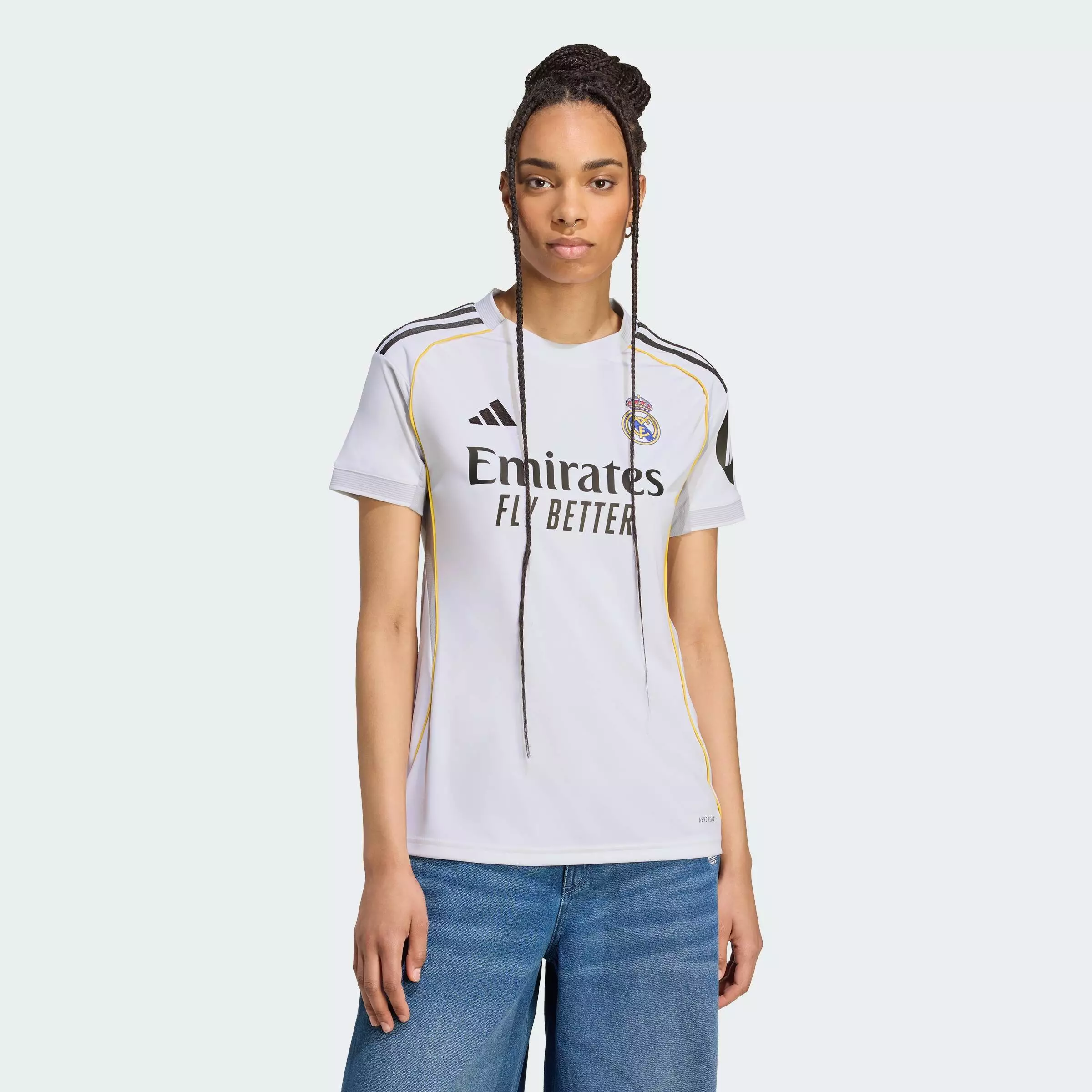 Football Real Madrid 25/26 Home Jersey Women White JN8869