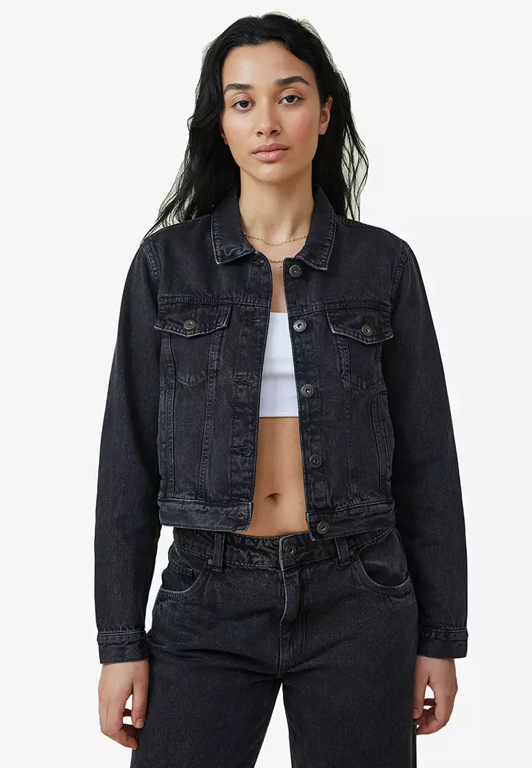 Buy Cotton On Girlfriend Denim Jacket Online ZALORA Malaysia