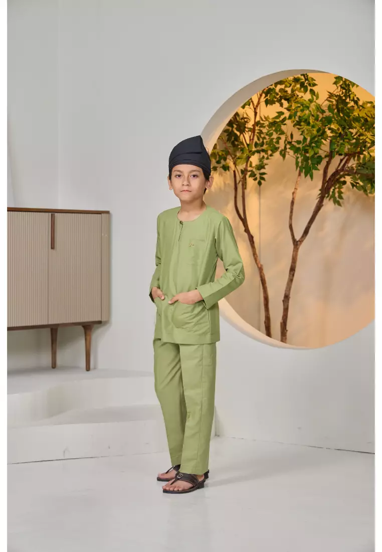 Baju Melayu Moden Teluk Belanga For Kids