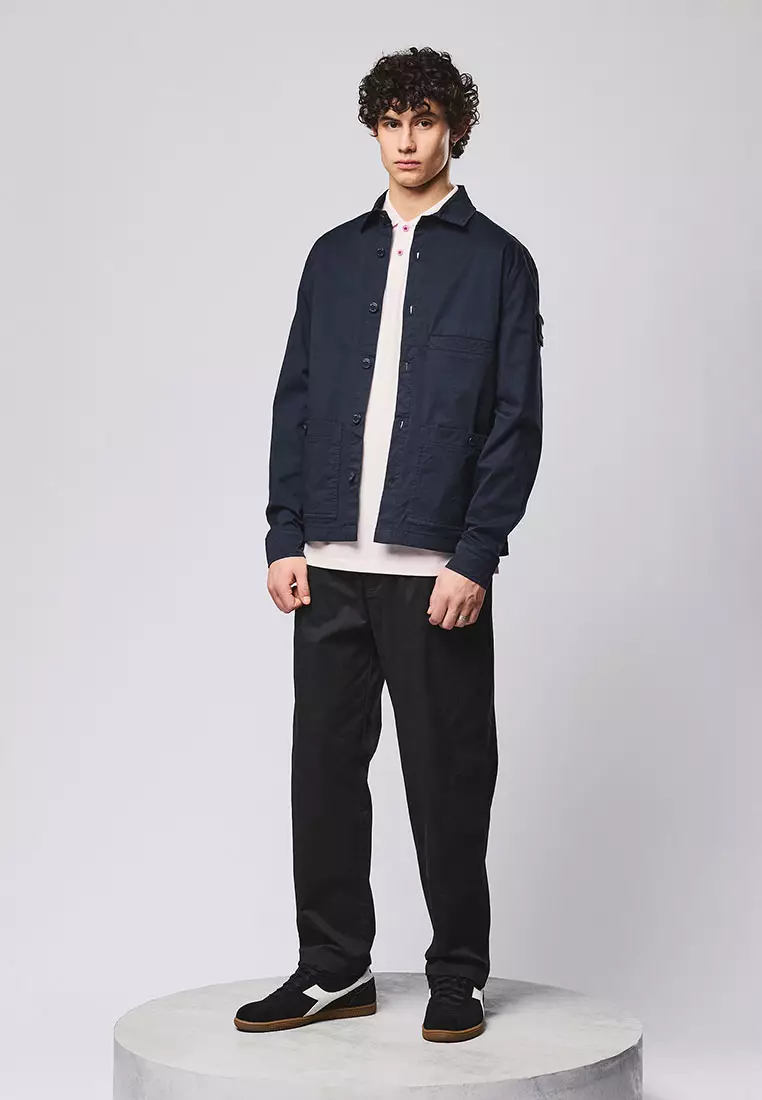 MENS BLACK BAHRIL EASY COTTON PANT