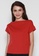 JOVET red Classic Boatneck Tee 5815CAA596A502GS_1