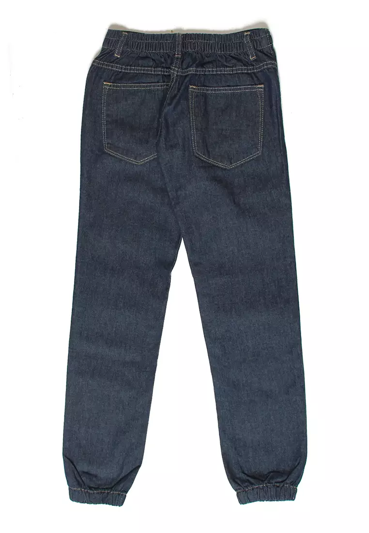 Celana Panjang Anak Laki Jeans Jogger Raw Blue - CHEERS