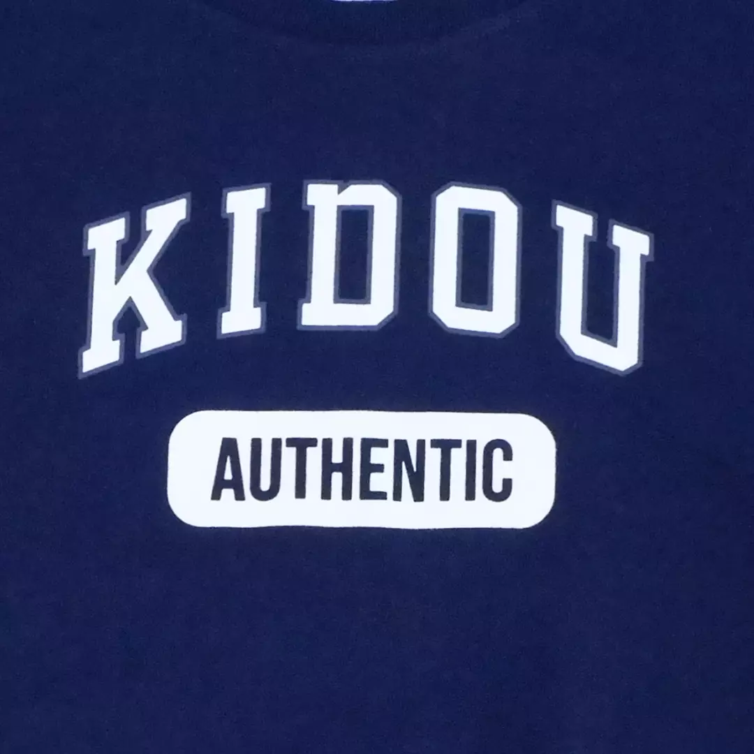 Sweater Anak/ Kidou Label Print Navy