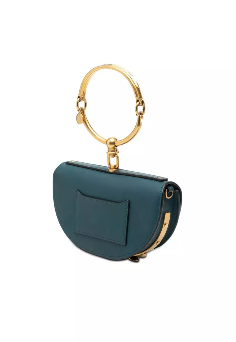 Pre-Loved Chloé Mini Calfskin Nile Bracelet Satchel