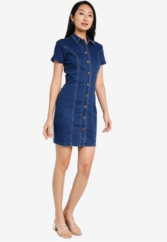 Zalora denim dress Clearance