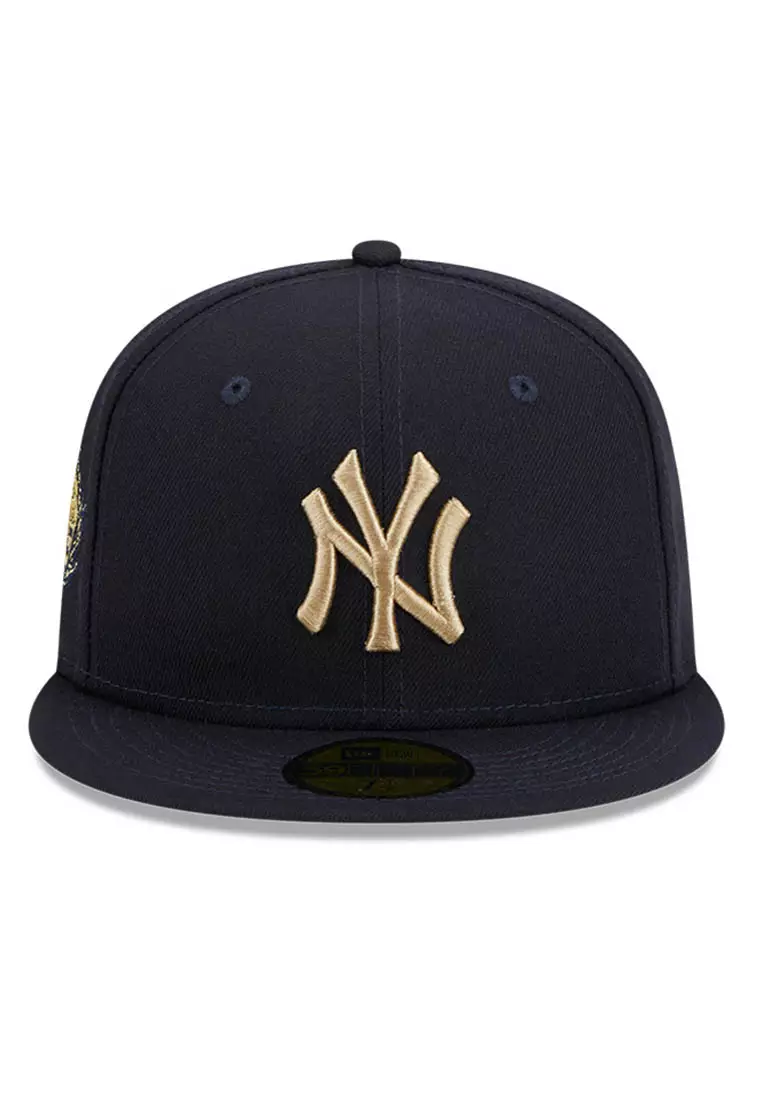 Buy NEW ERA New York Yankees MLB Laurel Sidepatch Navy 59FIFTY Fitted ...