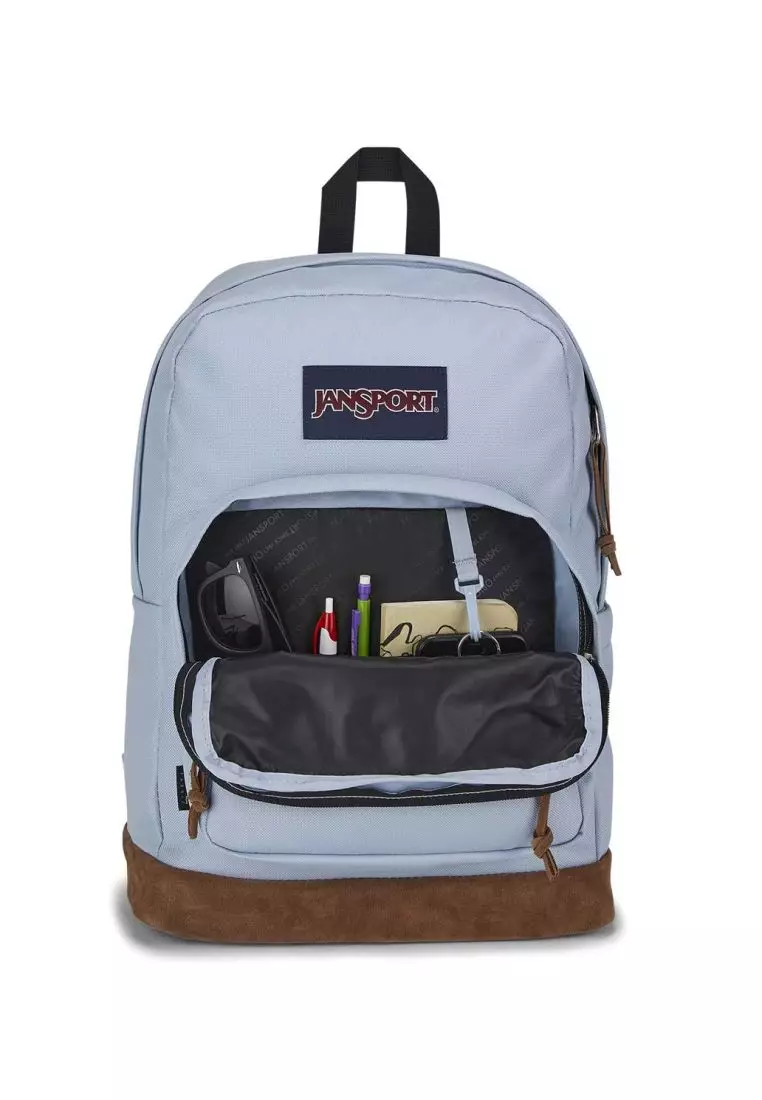 Pewter blue jansport backpack outlet
