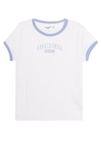Abercrombie & Fitch white Essentials Baby Tee A8E40KAB78EB67GS_1