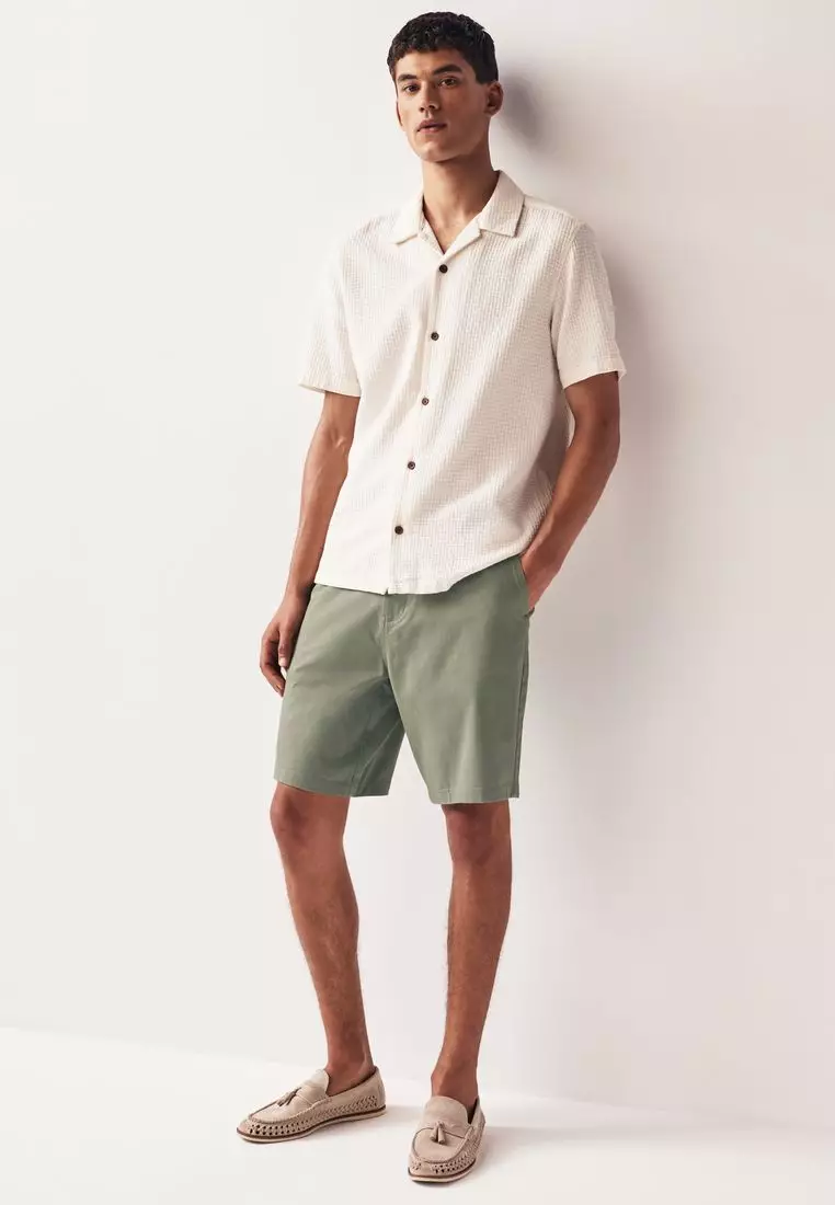 Stretch Chinos Shorts Straight Fit