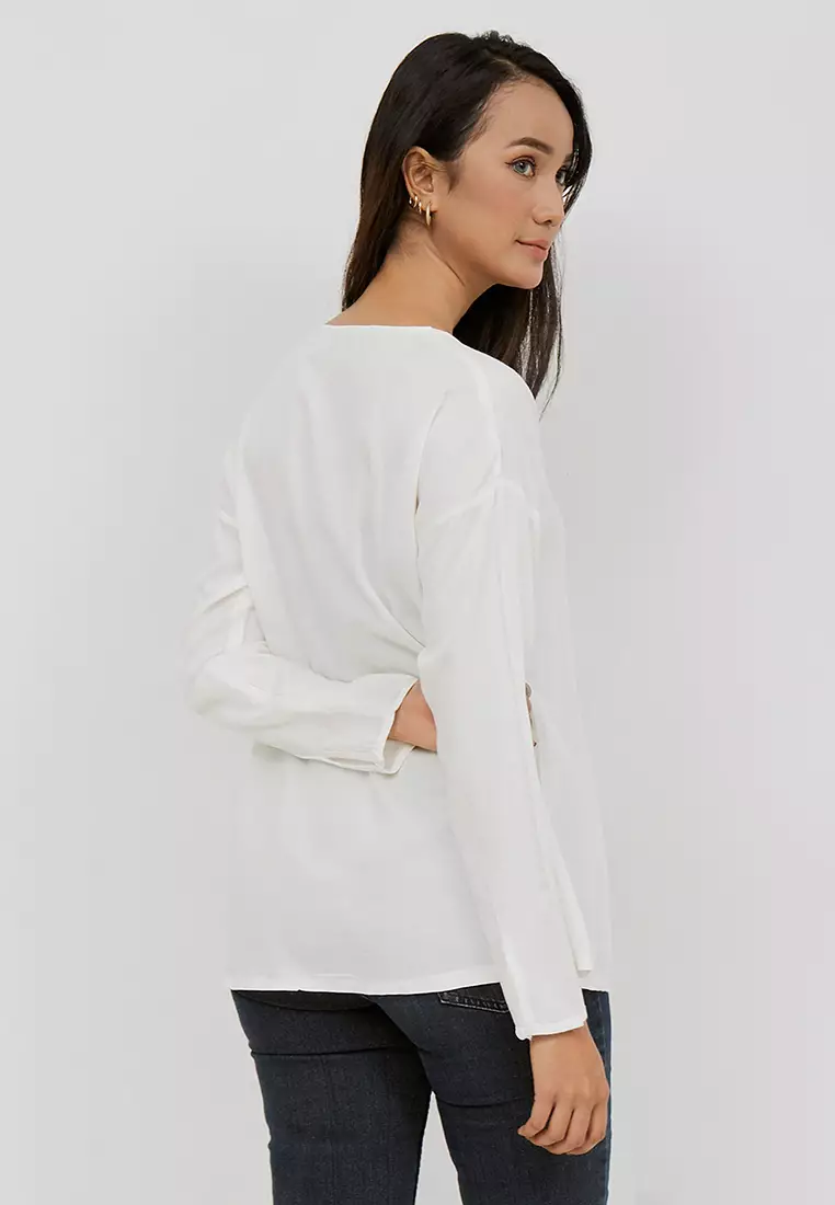 Chanté - Hazel Blouse in Broken White