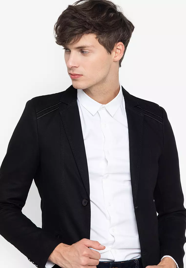 Trim Fit Casual Blazer