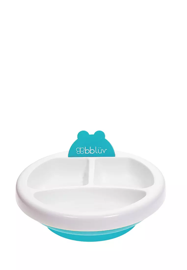 bblüv Platö ‒ Warm Feeding Plate for Baby - Aqua