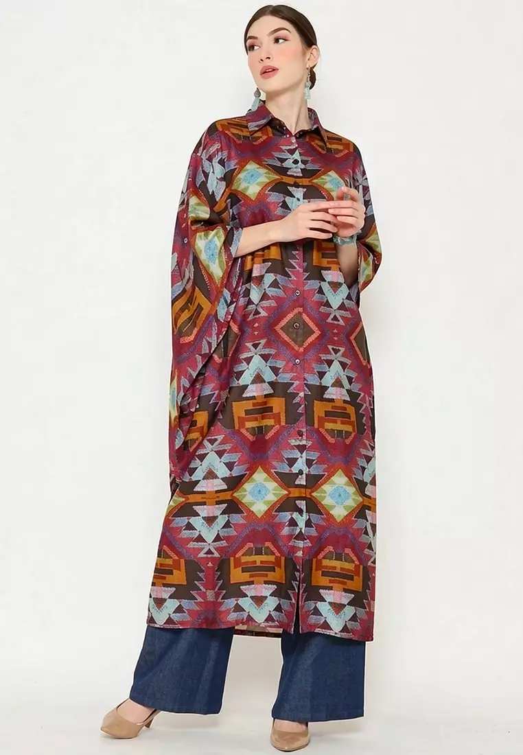 Kanzi Collared Kaftan