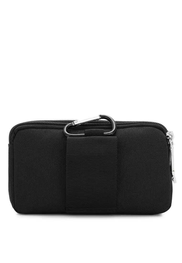 Buy Swiss Polo Travel Zip Pouch / Belt Bag Black Online ZALORA Malaysia