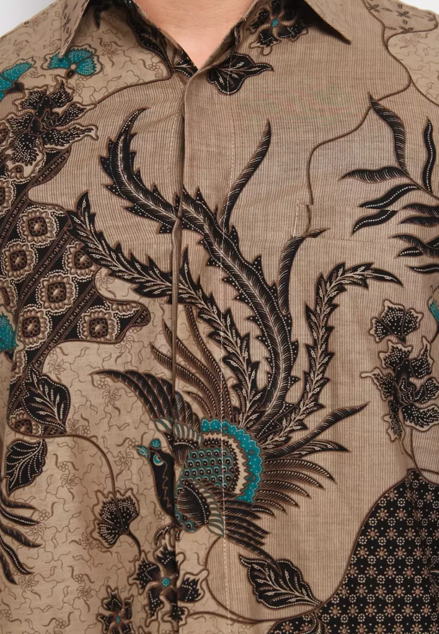 Baruna Kemeja Batik Pria Premium Slimfit Modern Lengan Panjang