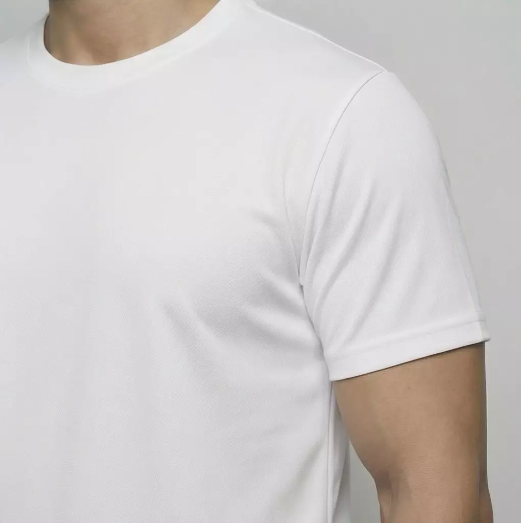 THIRDDAY Kaos Fitted Tee Pria Scubalux Polos Putih MTZ32