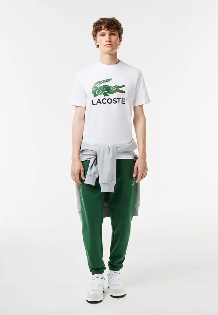 Buy Lacoste Signature Print Cotton Jersey T-shirt 2025