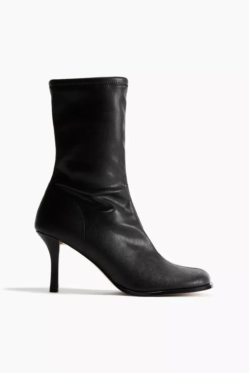 Discount on H&m  shoes - SKU: Heeled Sock Boots
