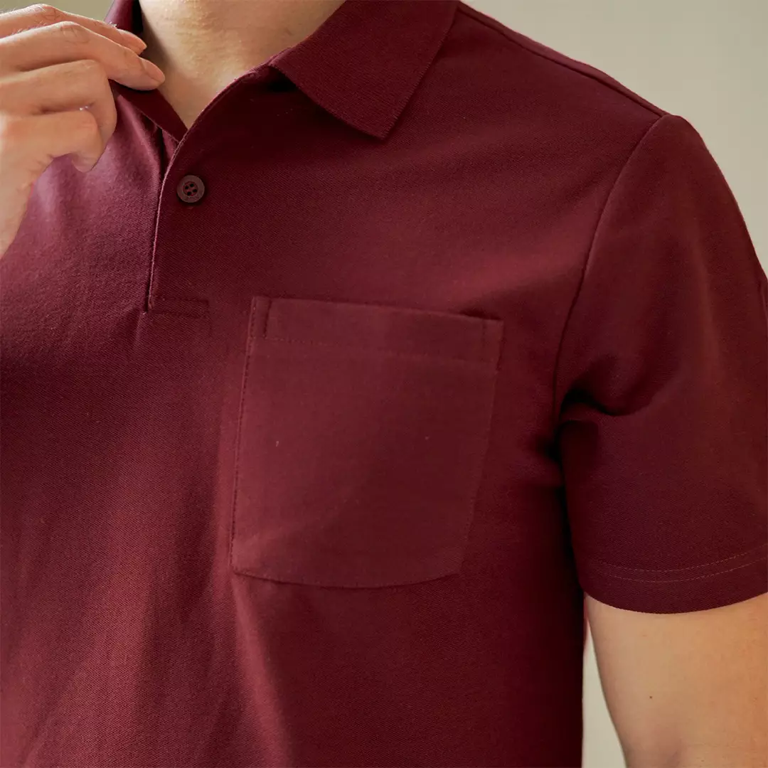 Kale PARKER MAROON / Polo Shirt Reguler Fit / Kaos Polo Pria / Kaos Pria / Kaos Kerah