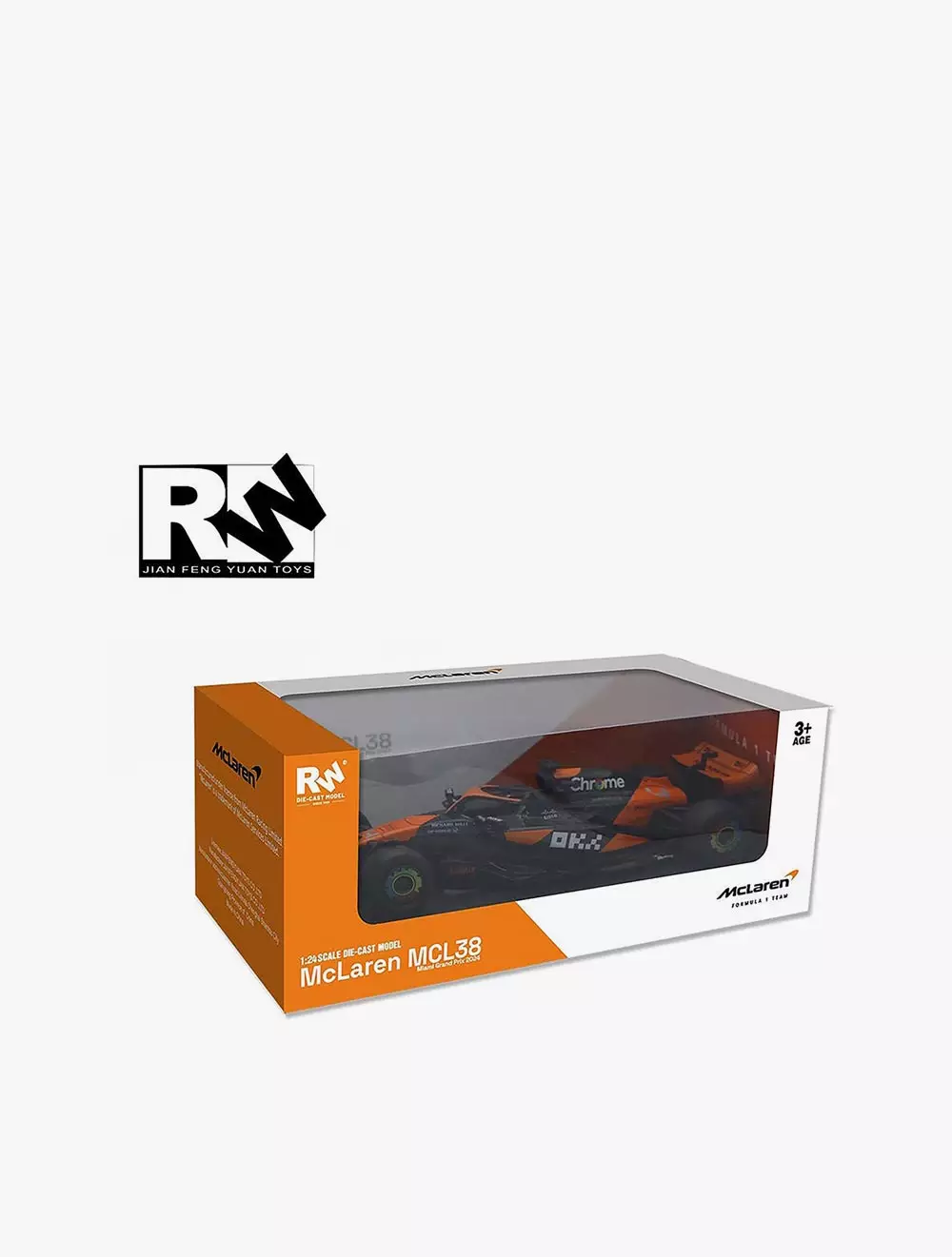 RW 1:18 Scale McLaren Formula 1 MCL38