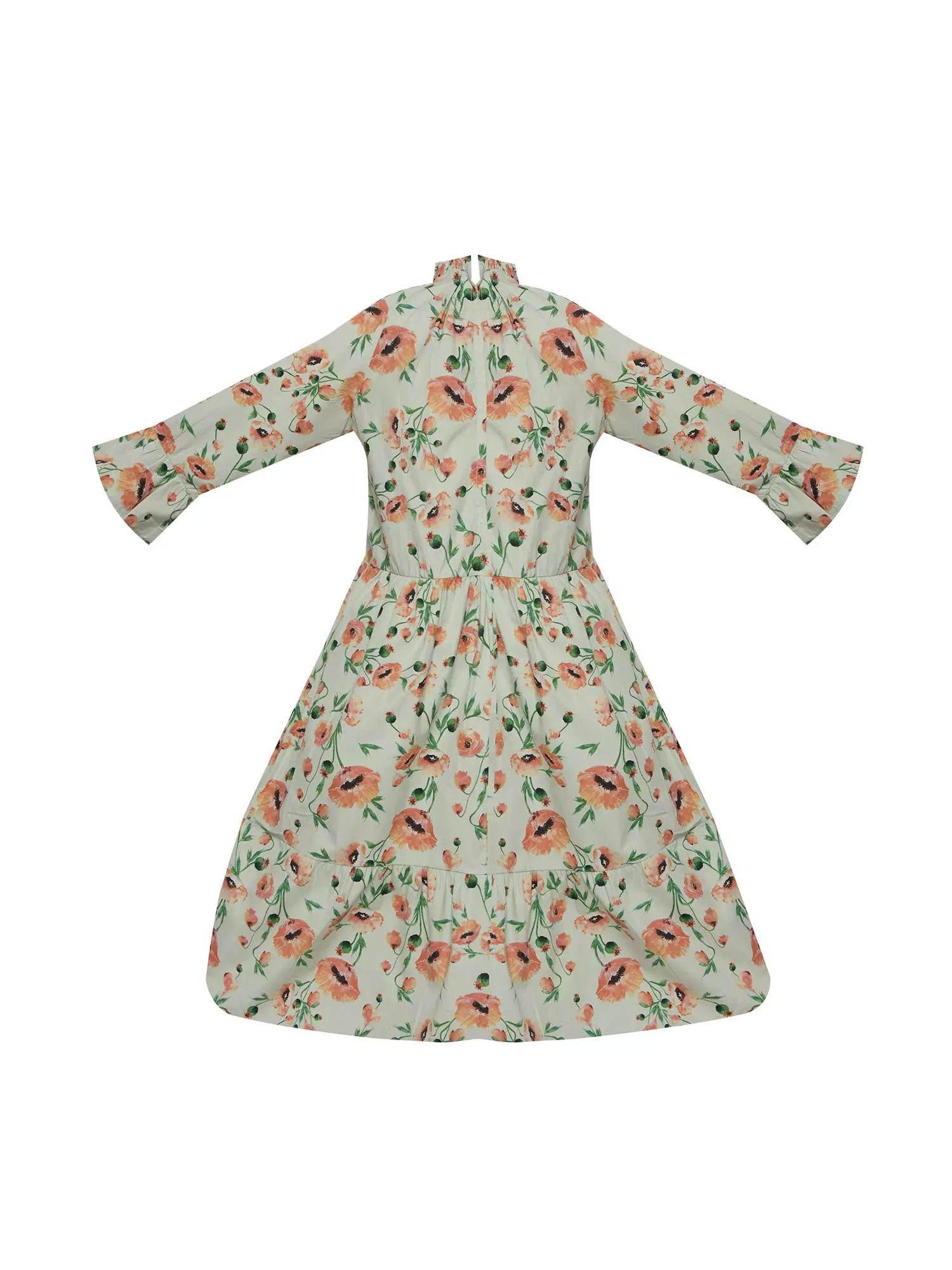 Pito Dito Girl Taleetha Gamis Anak Perempuan Motif Bunga-bunga Warna Multicolour