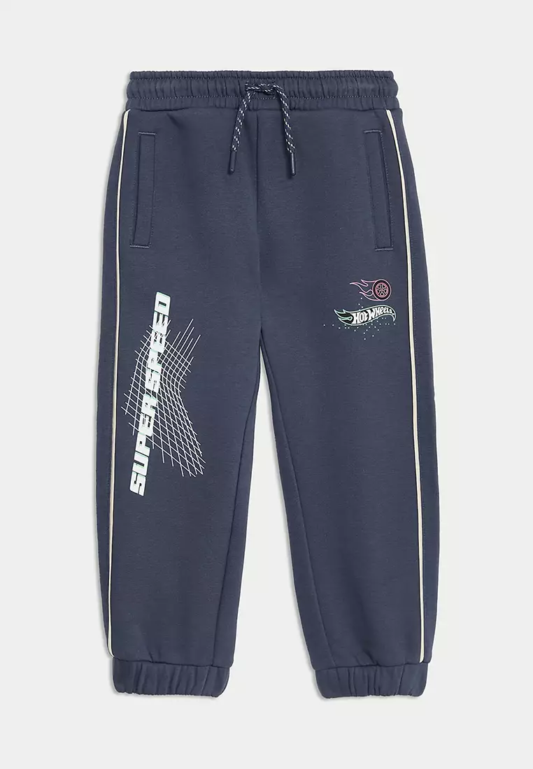 Cotton Rich Print Joggers