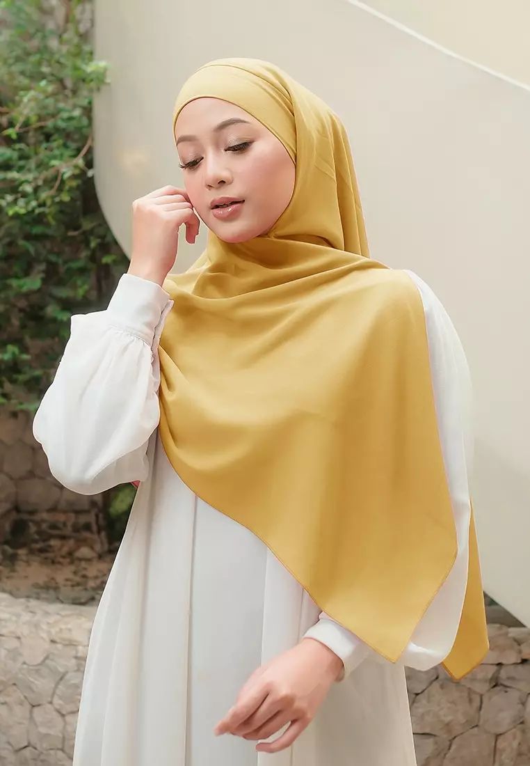 KHIBAN KHAIRA MAGNET PLUS NIQAB - LIGHT MUSTARD