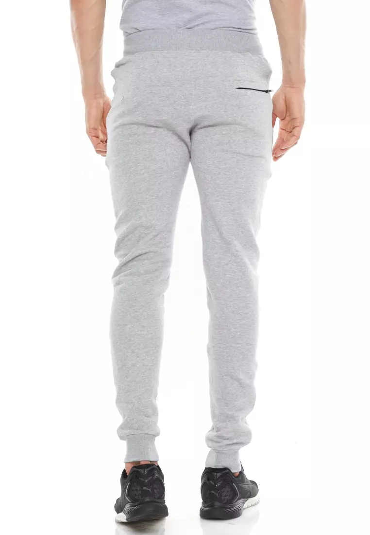 Tiento Celana Panjang Pria Long Jogger Fleece Sporty Misty