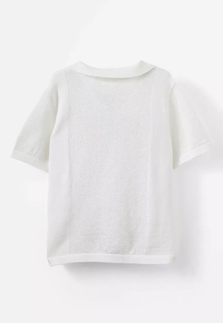 Knitted Short Sleeves Shirt