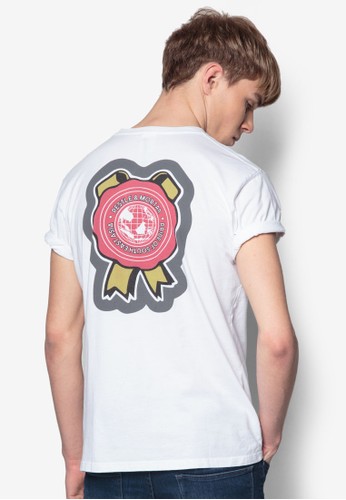 Seal 蝴蝶徽esprit台北門市章設計TEE, 服飾, 印圖T恤