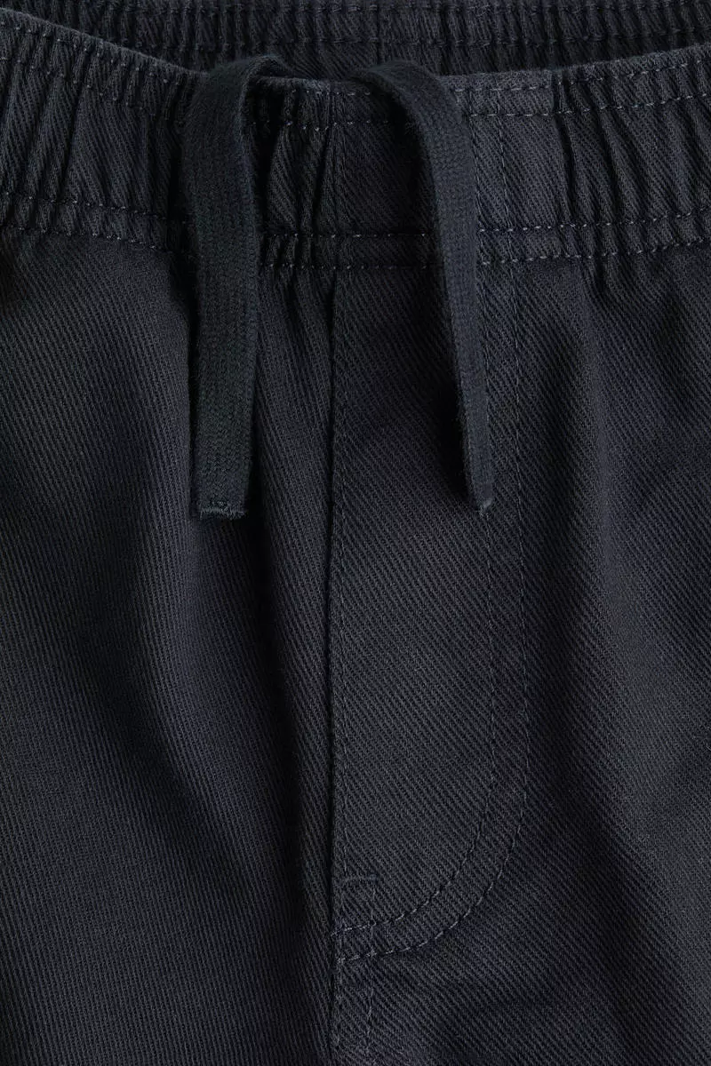 Cotton twill joggers