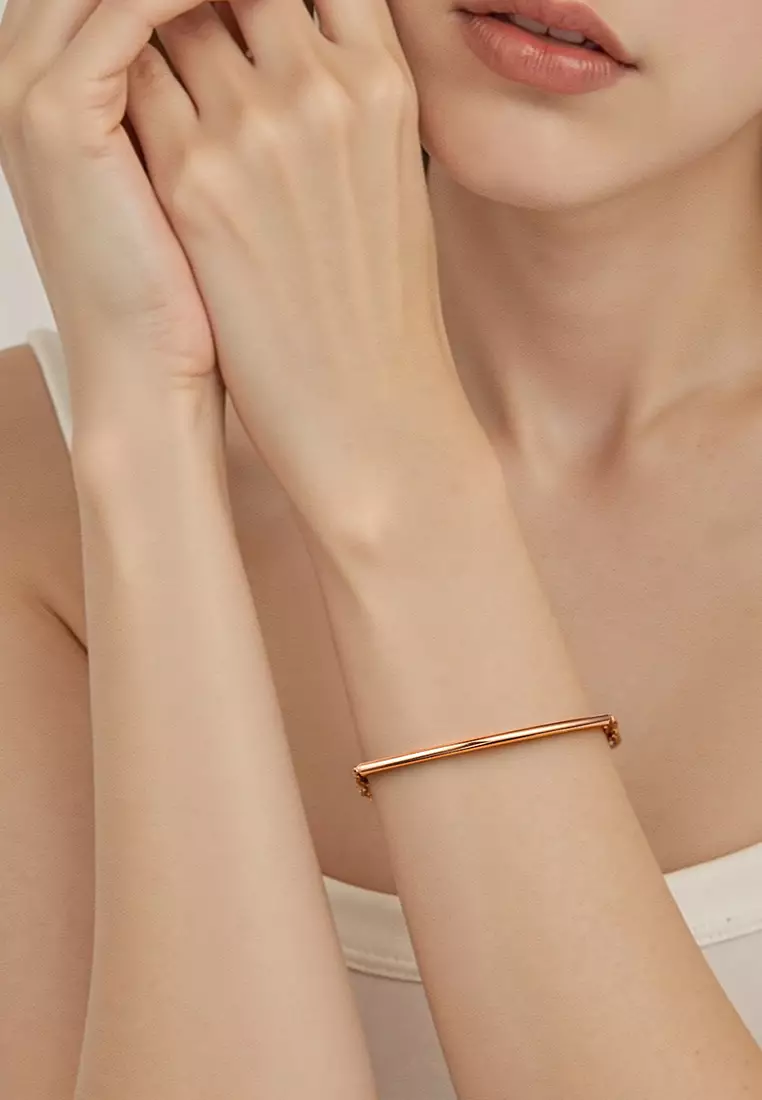 Gelang Wanita Korea Titanium Original Fashion Kotak Indah Bracelets Cewek